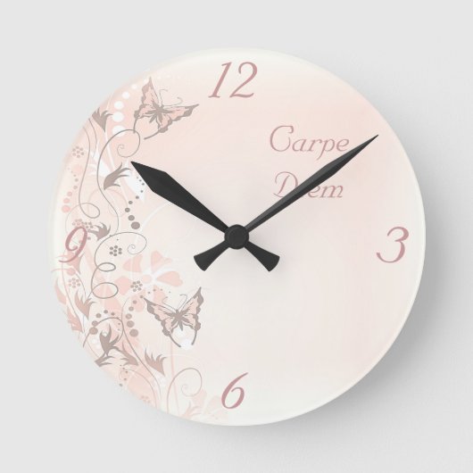 Ronde Horloge papillon (Recto)