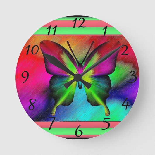 Ronde Horloge papillon (Recto)