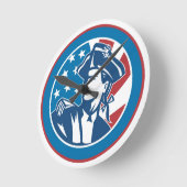 Ronde Horloge Patriot (Angle)