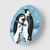 Ronde Horloge Penguin Empereur (Angle)