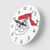 Ronde Horloge père Noël (Angle)