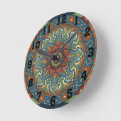Ronde Horloge Perse Mandala (Angle)