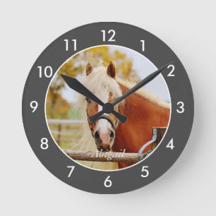 Ronde Horloge Personnalisée Grande Horloge