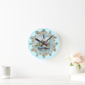 Ronde Horloge phare de New York Shells (Maison)
