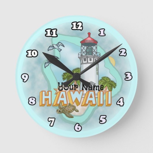 Ronde Horloge phare d'Hawaii (Recto)