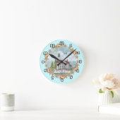 Ronde Horloge phare Illinois Shells (Maison)
