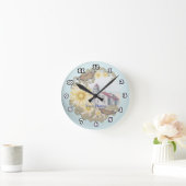 Ronde Horloge phare papillon (Maison)