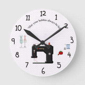 Ronde Horloge pour l'artisan ou la broche dans votre vie