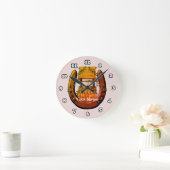 Ronde Horloge puits à souhaits en fer à cheval (Maison)