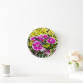 Ronde Horloge Purple Picotee (Maison)