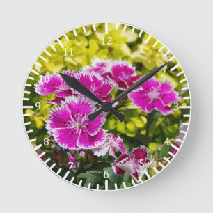 Ronde Horloge Purple Picotee