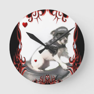Ronde Horloge Rat Terrior et Tatoo