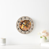 Ronde Horloge rose (Maison)