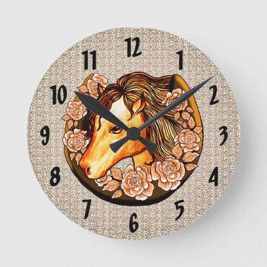 Ronde Horloge rose (Recto)