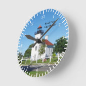 Ronde Horloge Sand Point Lighthouse Escanaba (Angle)