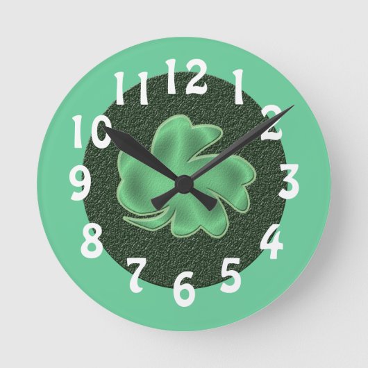Ronde Horloge shamrock(trèfle) (Recto)