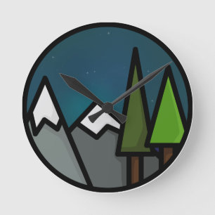 Ronde Horloge simple d'extérieur