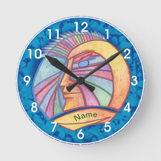 Ronde Horloge Spationaute Alien (Recto)