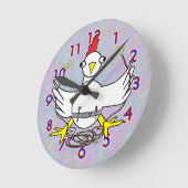 Ronde Horloge suffisante d'entrepreneur (Angle)