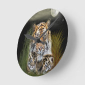 Ronde Horloge Tiger et Cubs (Angle)