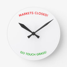 Horloge Touche l'herbe