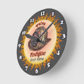 Ronde horloge Tulsa Firefighter (Angle)
