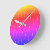 Ronde Horloge Turquoise foncée (Angle)