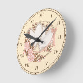 Ronde Horloge Two Hearts (Angle)