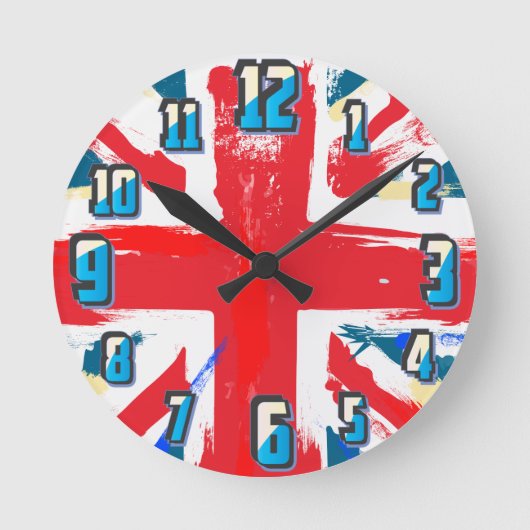 Ronde Horloge Union Jack (Recto)