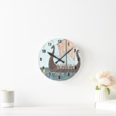 Ronde horloge VIKING SHIP (Maison)
