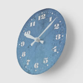 Ronde Horloge Vintage abrupte (Angle)