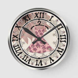 Ronde Horloge vintage de cuisine