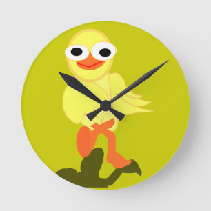 Ronde Horloge Whacky Bird