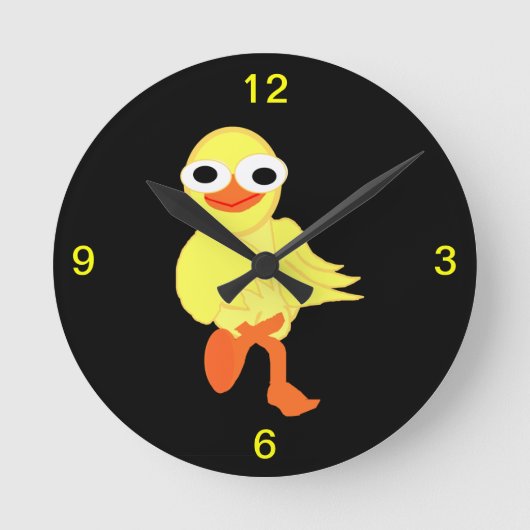Ronde Horloge Whacky Bird (Recto)