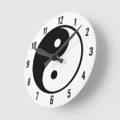 Ronde Horloge Yin Yang (Angle)