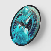 Ronde Horloge Zodiaque Aquarius (Angle)