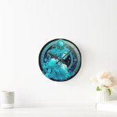 Ronde Horloge Zodiaque Aquarius (Maison)