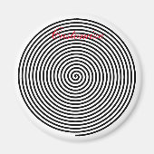 Ronde Hypnosis Spiral Thunder_Cove Magneet (Voorkant)