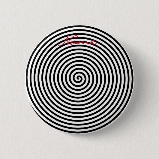 Ronde Hypnosis Spiral Thunder_Cove Ronde Button 5,7 Cm (Voorkant)