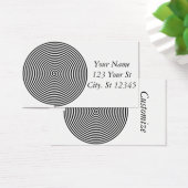 Ronde Hypnosis Spiral Thunder_Cove Visitekaartje (Bureau)