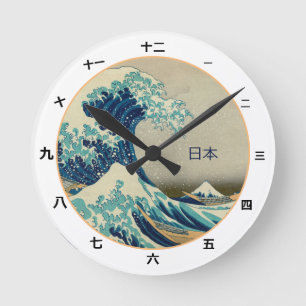 Ronde Japon vintage, Grande vague de Kanagawa horloge ka