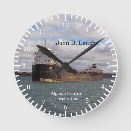 Ronde John D. horloge Leitch (Recto)