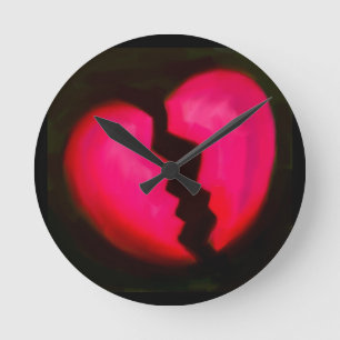 Ronde jour des antivalentines horloge cardiaque brisée
