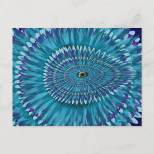 Ronde Jurassic EYE SEE YOU krabbel Briefkaart