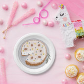 Ronde kaesecake papieren bordje (Feest)