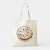 Ronde kaesecake tote bag (Achterkant)
