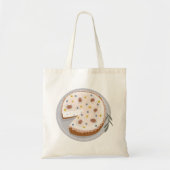 Ronde kaesecake tote bag (Voorkant)