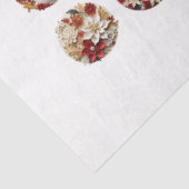 Ronde Kerst Afbeelding DIY Decoupage Ornament Craf Tissuepapier (Detail)