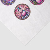 Ronde Kerst Afbeelding DIY Decoupage Ornament Craf Tissuepapier (Detail)