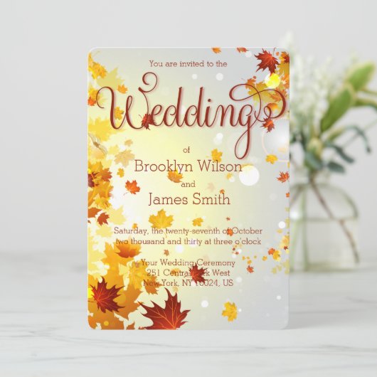 Ronde kleurrijke uitnodigingen voor bruiloft (Staand voorkant)